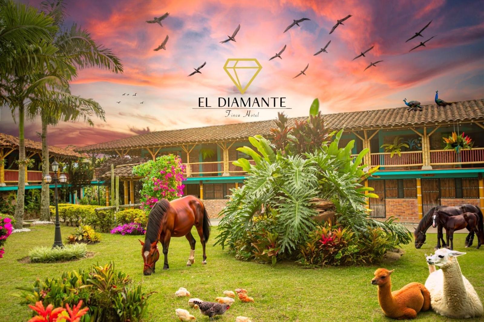 Finca Hotel El Diamante Calarcá 外观 照片